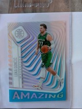 Luka Doncic 2020-21 Panini Illusions Amazing Acetate Sapphire  Mavericks #3
