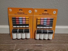 37 Spools Sewing Thread Assorted Colors Sewing Spools Set Cotton Sewing 2 pcs