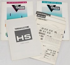 YAMAHA ELECTONE Organ Owner's Manual HS Series W/ Electone Companion Books