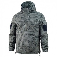 Men Camouflage Hooded Sweatshirt Tactical Pullover Hoodie Jacket Combat Uniform