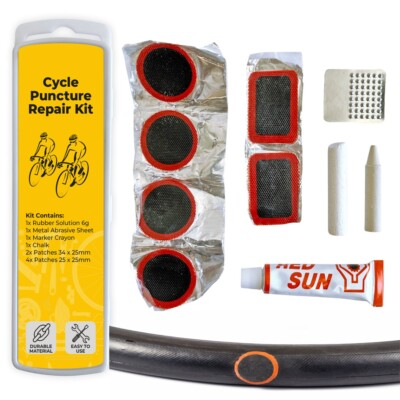 Fahrrad Pannenreparaturset Reifenreparatur für kleinere Reparaturen schnell und einfach reparieren