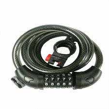 Hot Sale 1 PC Black 5-Digit Combination Password Bike Lock Cable Bicycle Chain