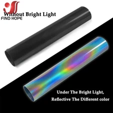 Reflective Rainbow HTV Heat Transfer Vinyl DIY Iron on T-shirt Clothing Hat Bag
