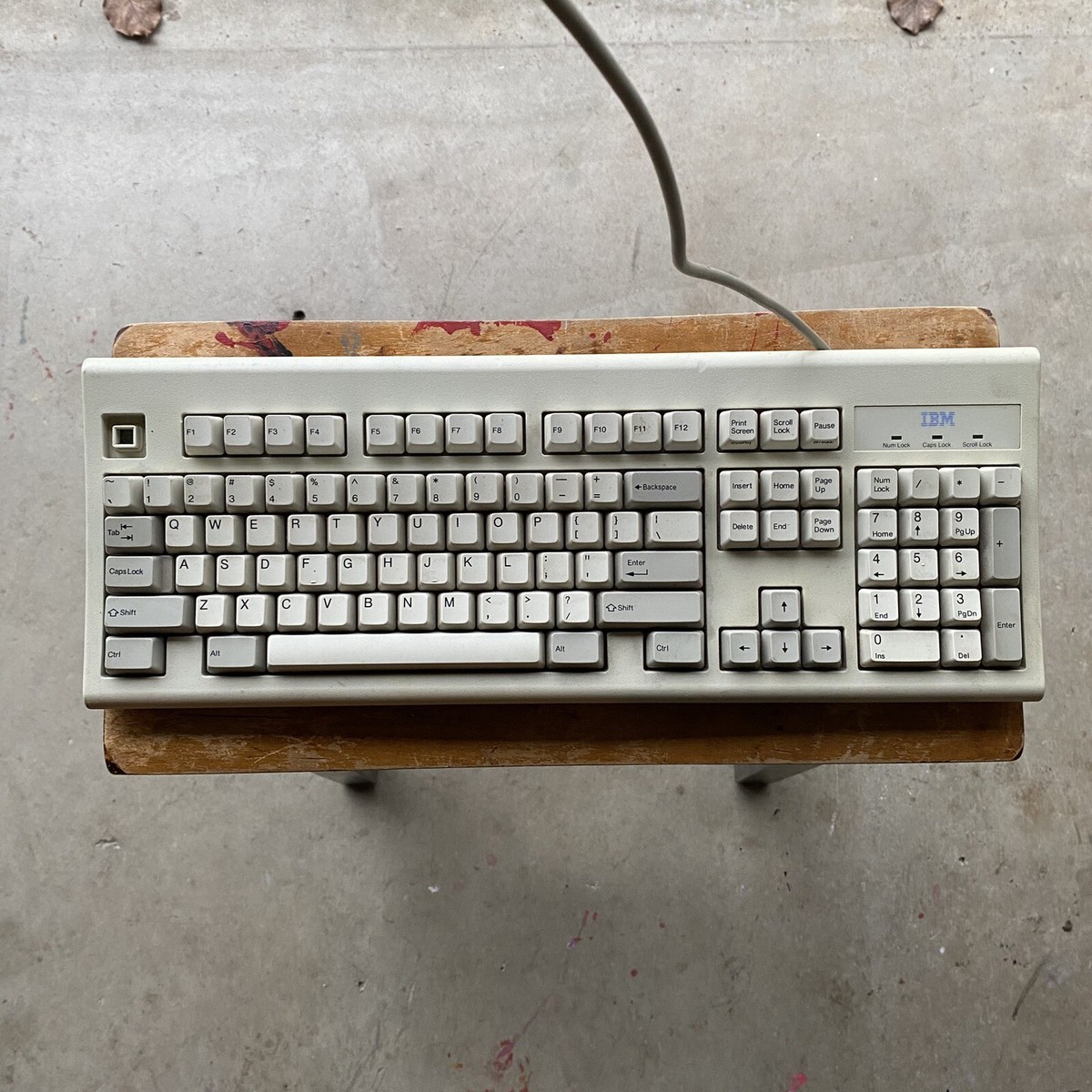 Vintage Rare IBM 1390123 Model KB 6323 Keyboard | eBay