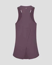 LAYER8 NEW $24 Overlap Cross Tank in Crushed Violet XS