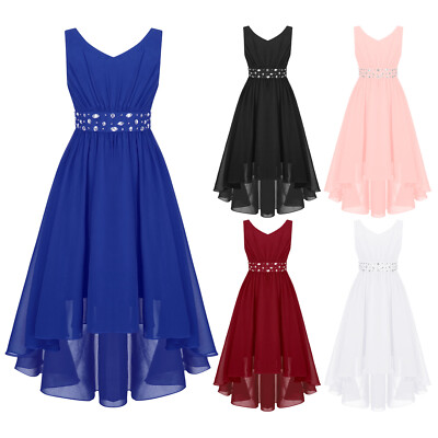 Kids Girls Skirt Dance Gown Ball Dress High Waist Costume Prom Birthday Elegant | eBay Kids Girls Skirt Dance Gown Ball Dress High Waist Costume Prom Birthday Elegant | eBay