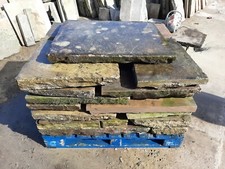 Old Stone Flags yorkstone paving slabs top quality 2"-4" thestonedealer £95 a yd
