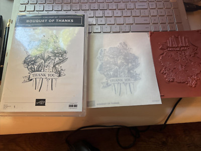 Stampin Up BOUQUET OF THANKS Cling Stamp Set Stampin' Up! only | eBay