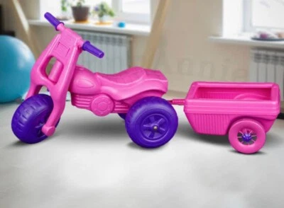 big w trike and trailer