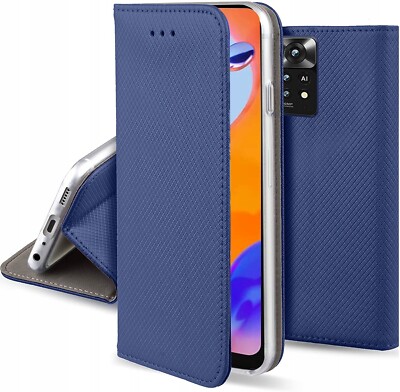 Für Xiaomi Redmi Note 11 Pro 5G - SMART MAGNET HandyTasche Hülle Case Cover BLAU