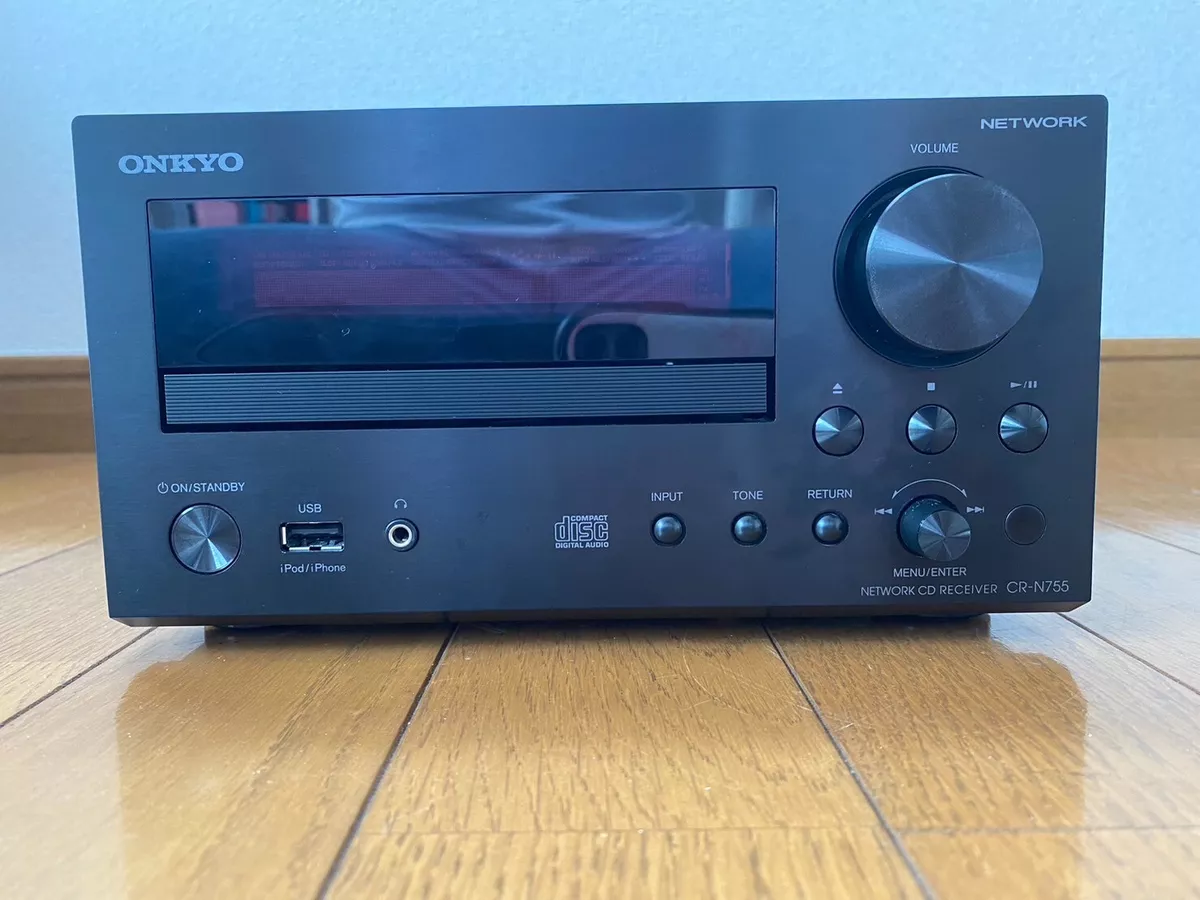 ONKYO CR-N755 CD Receiver / Player Network Hi-Fi Mini System Good Working  F/S