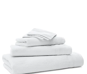 Ralph Lauren White Home Payton Bath Towel, One Piece