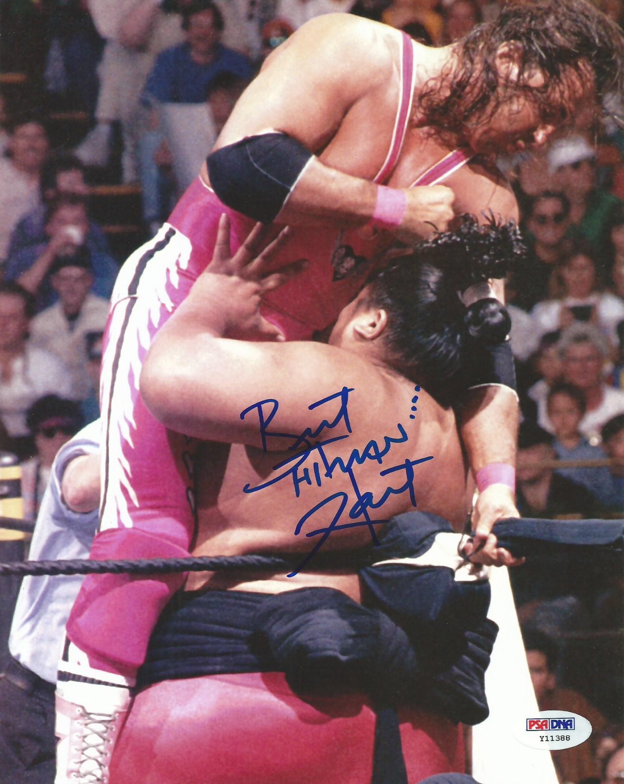 Bret Hart Signed WWE 8x10 Photo PSA/DNA COA Wrestlemania IX 9 Picture Autograph