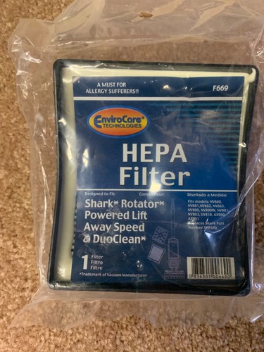 Vacuum HEPA Filter Shark XHF680 Rotator APEX DuoClean Powered Lift Away NV803 UV - Picture 3 of 3