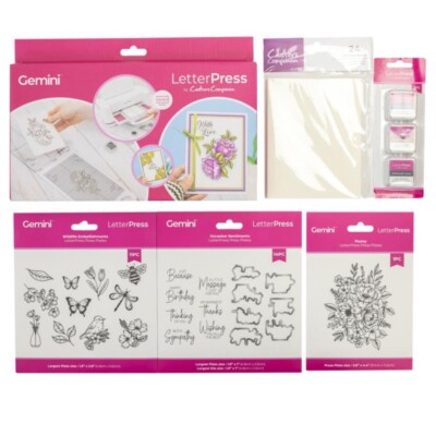 Crafter's Companion Gemini LetterPress Starter Kit