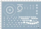1/350 Scale winch only Helicopter Deck Water Line Ship Model Marine Decal