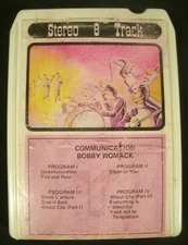 8 Track-Bobby Womack-Communication Refurbished, new pressure pads/sensing foil 