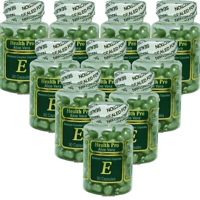 10 X Aloe Vera & Vitamin E Skin Oil 90 Green Capsule Gel | eBay