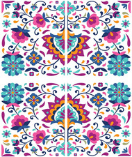 Dixie Belle - Belles and Whistles Transfer - Latin Floral