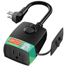 MEROSS Smart Outdoor Dimmer Plug Outlet Alexa SmartThings Google Voice Control