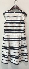 Carmel Marc Valvo Size 8 Stripe dress .