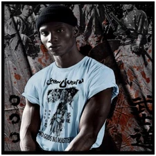 Samurai t-shirt Ronin bushido warrior Japanese kanji script 7 assassin combat