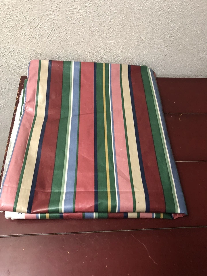 5th Avenue Designs 58"x3.75yds Drapery Craft Fabric Multicolor Stripes Glazed - Image 3 of 4