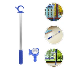 Curtain Pull Wand Window Opener Hook Pole Clothes Rod