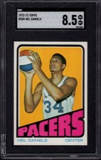 1972 Topps ABA #200 MEL DANIELS (HOF) SGC 8.5 NM/MT+ Indiana PACERS  CENTERED!