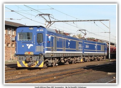 South African Class 20E   train railroad _issue5