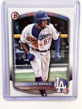 2025 Bowman #BP-127 Emil Morales Bowman Prospects Los Angeles Dodgers