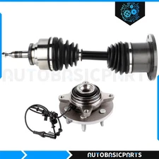 For 2003-2006 Ford Expedition Front side Wheel Hub Bearing & CV Axle Shaft