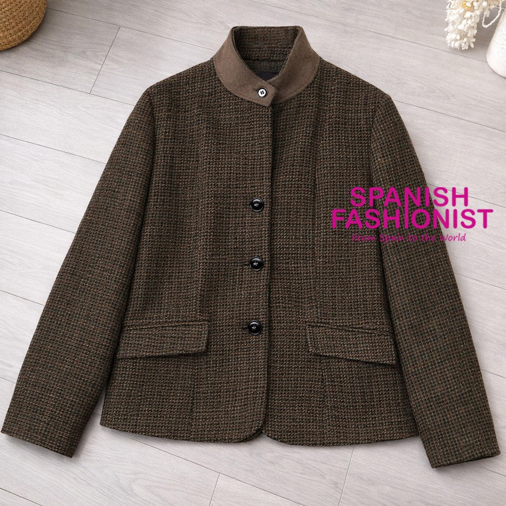 ZARA WOMAN NWT FW25/26 TAILORED BLAZER WITH WOOL ZW COLLECTION
