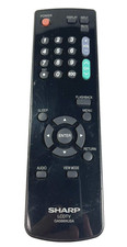 Sharp TV Remote Control Black Replacement LCDTV GA566WJSA Tested