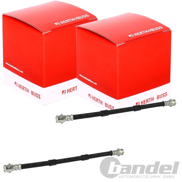2X Herth+Buss Bremsschlauch Hinten Links+Rechts Passend FüR Mazda 2-image