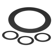 4Pcs Goof Rings for 4 Inch Recessed Lights ID 4.25" x OD 6.7" Black