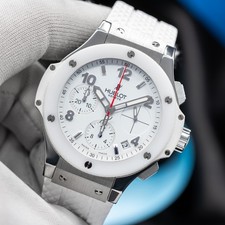 Hublot Big Bang White Ceramic Chronograph Men's Watch - 342.SE.230.RW Full Set! 13