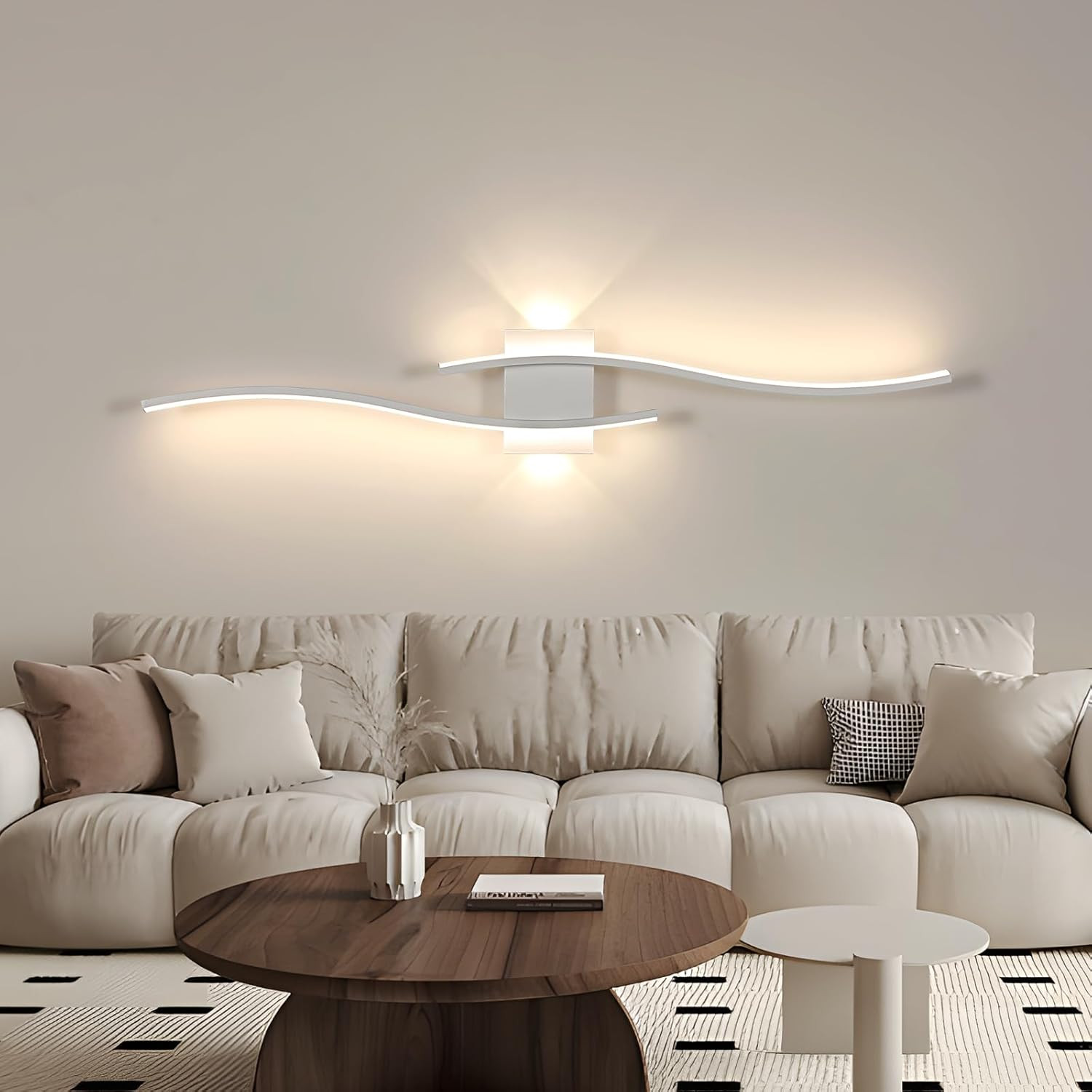 Lampada Da Parete LED Interno, 27W 3000LM Lungo Applique Da Parete Moderne, Lamp