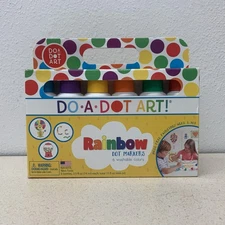 Do A Dot Art! Markers 6-Pack Rainbow Washable Paint Markers The Original Dot.