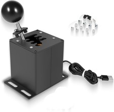 6 R H Gear Shifter for Logitech G29 G27 G25 G920 Thrustmaster T300RS/GT Steering