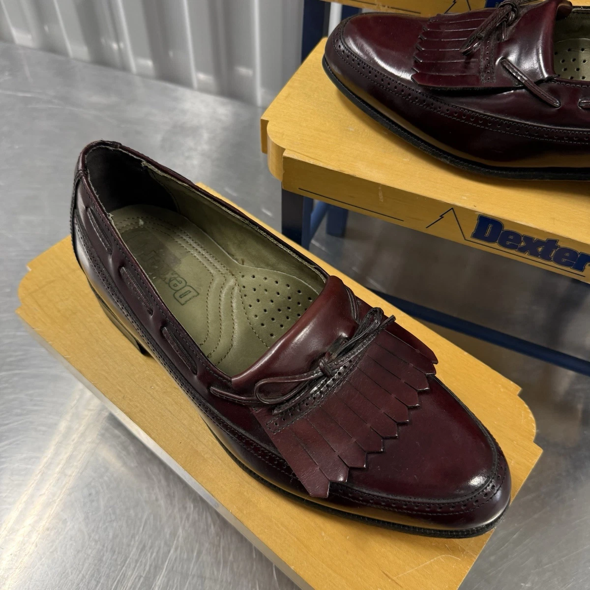 Dexter Red Wingtip Dress Shoes for Men for sale | eBay
