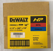 DeWalt DW8062 4-1/2-Inch Diameter by .045-In - 25 piece
