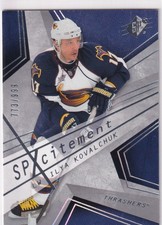 08/09 UD SPX ILYA KOVALCHUK SPXCITEMENT INSERT /999 #24