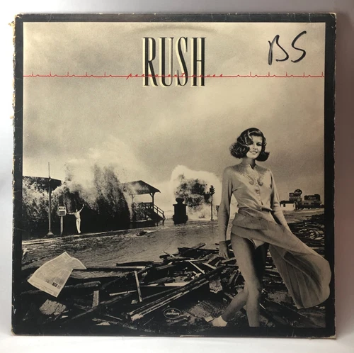 Rush ‎– Permanent Waves Vintage Vinyl LP Album 1980 Mercury ‎SRM-1-4001 GOOD