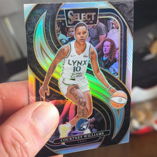 2025 Panini Select WNBA Courtney Williams Minnesota Lynx Premier Level #125 Silv