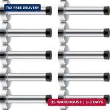 Funrous 10 Pcs Door Stop 3.7 Inch Heavy Duty 304 Stainless Steel Door Stopper wi