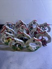 Vintage Breckenridge Twelve Days Of Christmas Tree Ornaments Bisque 12pcs — photo 1
