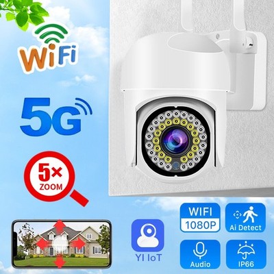 YI IOT FHD 1080P 5G FUNK WLAN WIFI IP NETZWERK CAMERA AUßEN ÜBERWACHUNGSKAMERA~