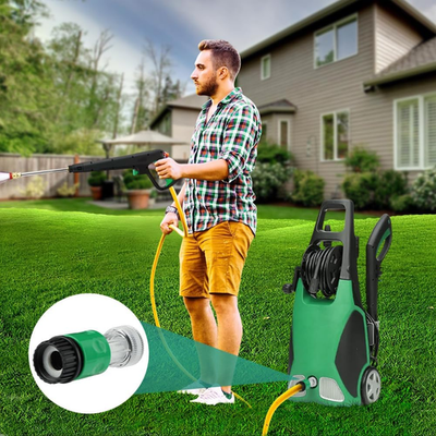 #ad 4Pcs 3 4 Inch Quick Connect Pressure Washer to Garden Hose Adapter Washer Fi... $11.95