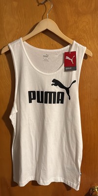 Puma Tank Top Mens Medium White